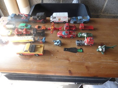 Job Lot of 20+ Diecast Vehicles Majorette, Lonestar, Corgi, Lesney, AEC etc