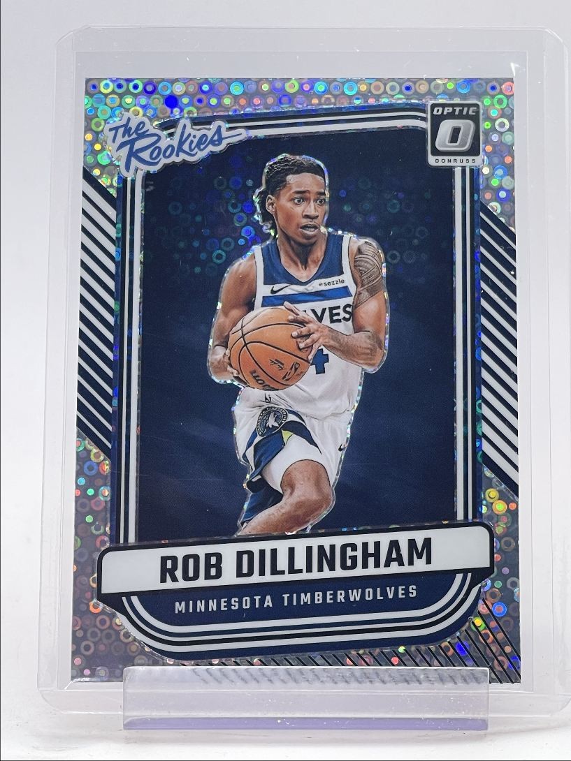 ROB DILLINGHAM 2024-25 DONRUSS OPTIC THE ROOKIES FAST BREAK RC Q4865