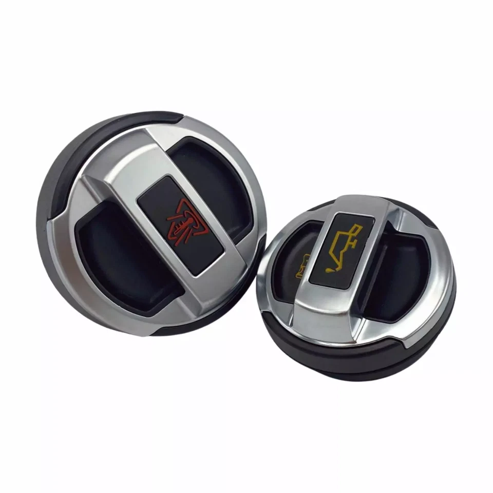 1Pair Oil Filler Cap Retrofit Coolant Expansion Tank Lid 420103485B Fits Audi R8 - Image 3 of 4