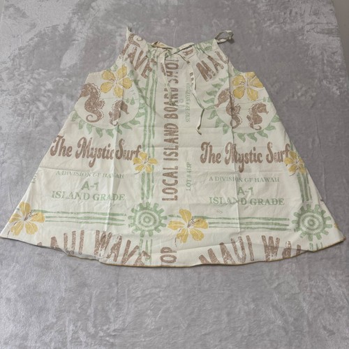 NWT Urban Outfitters BDG Eva Tie-Front Ruched Strap Trapeze Mini Dress M Yellow - Imagen 2 de 12
