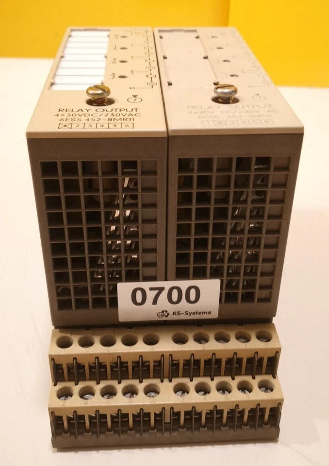 2x Siemens SIMATIC S5 Digitalausgabe Relaiskontakt [6ES5452-8MR11] auf Busmodul - Bild 3 von 3