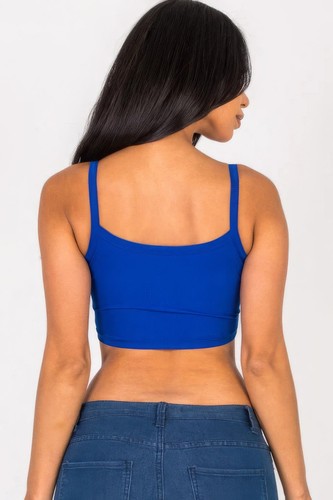 Ribbed Knit Cami Crop Top - Picture 5 of 6
