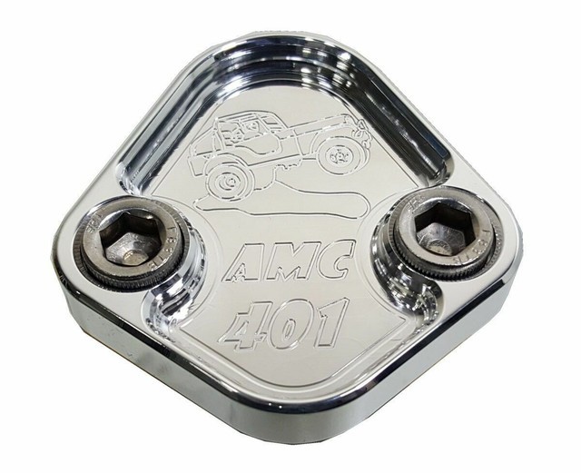 Fuel Pump Block Off Plate Fits Jeep AMC 401 Engines F108 eBay