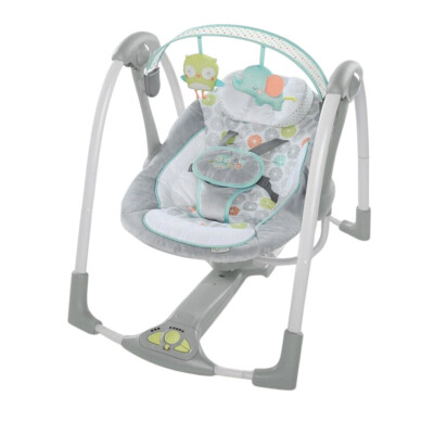 Ingenuity Swing and Go Babyschaukel (10247-3-W11) Einschlafhilfe Musik Wippe