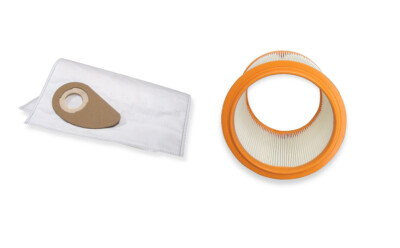 10 Staubsaugerbeutel + 1 waschbarer Filter für Nilfisk Buddy II Serie - Buddy 2