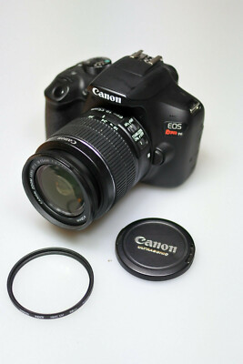 Canon EOS Rebel T6 DSLR Camera & 18-55mm Lens - Black