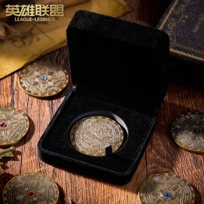 [Genuine] League of Legends Arcane Season 2 Souvenir Zircon Coin Jinx Zinc Alloy