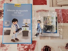 RARE PLAYMOBIL PROMO PUBLICITAIRE TETRA AQUARIUM POISSON 2018 PERSONNEL TOM