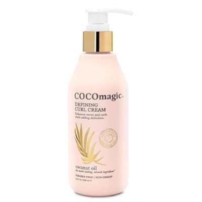CocoMagic Defining Curl Cream Extra Frizz Control Strengthen &smooth frizzy hair