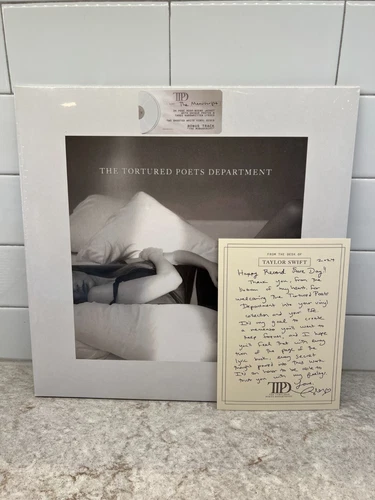 Taylor Swift - Tortured Poets Department GHOST WHITE Vinyl 2LP W RSD 2023 Card