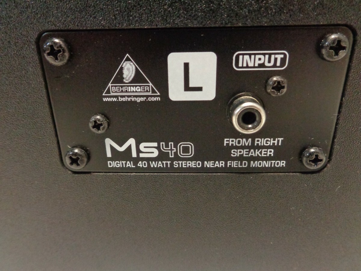 Behringer MS40 Monitor Speakers Pair | eBay