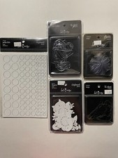 HEIDI SWAPP ASSORTED CHIPBOARD AND GHOST EMBELLISHMENTS