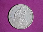 1861- Seated Liberty Half Dol. #P18192