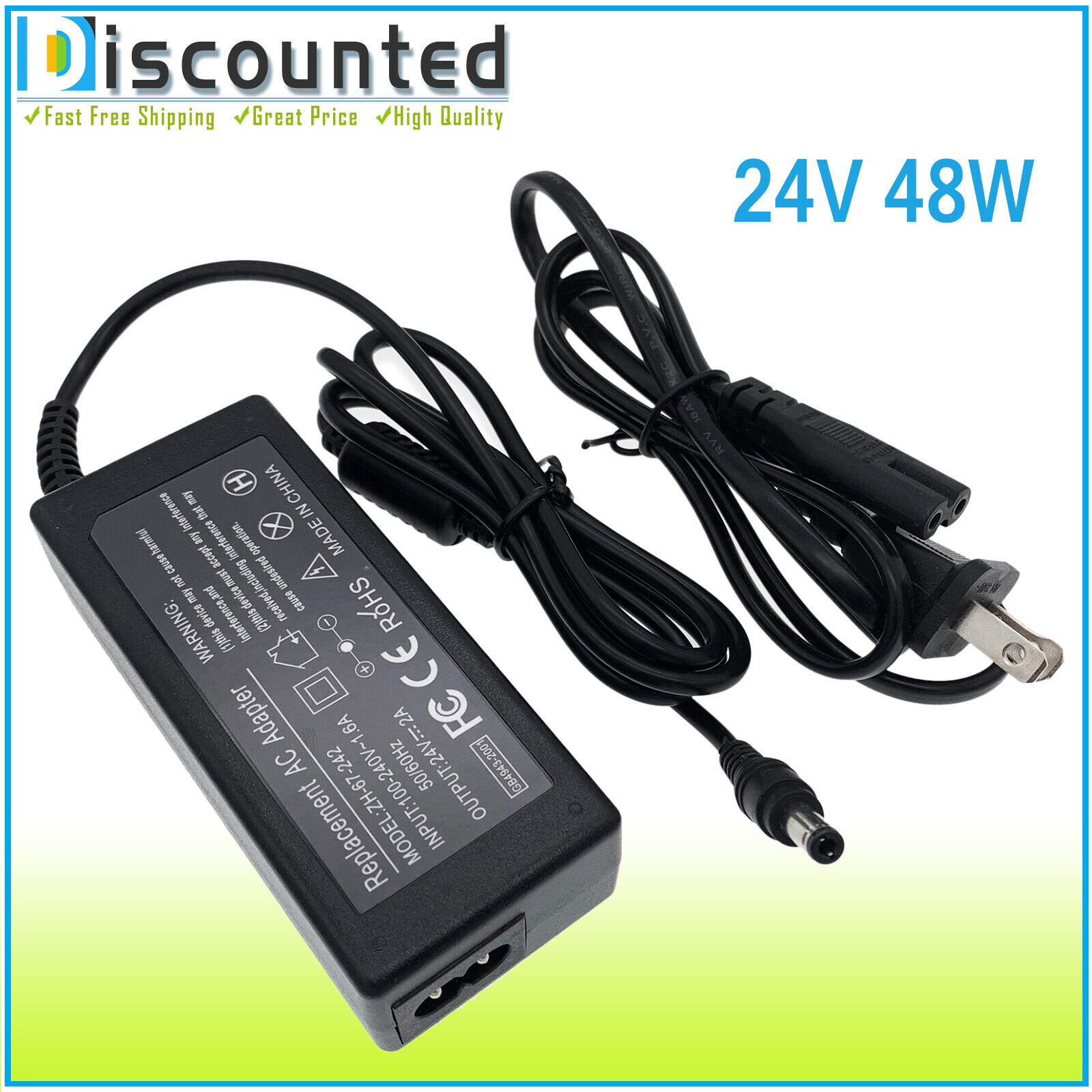 AC Power Adapter for Logitech G25 G27 G29 G920 G940 Racing Wheel