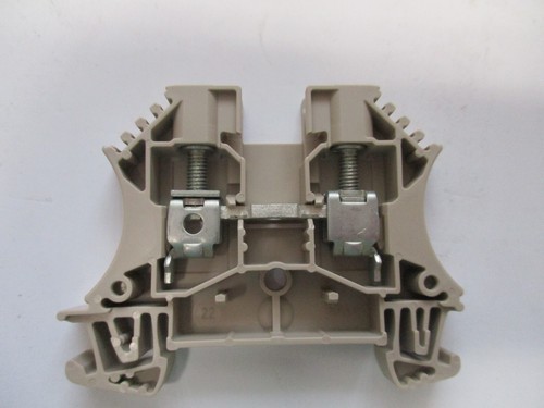 WEIDMULLER 102020000, WDU6, 600V 50A AWG 20 TO 8, TERMINAL BLOCK BEIGE - Picture 3 of 5