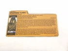 GI JOE ARAH Night Force Spearhead & Max v2 File Card 1989 Vintage G.I.