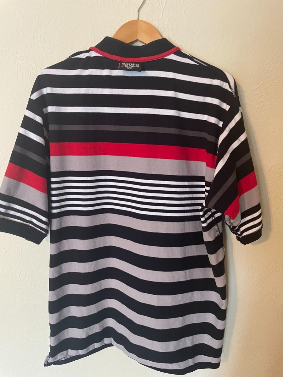 South Pole Shirt Men's XL Striped Polo Authentic Collection