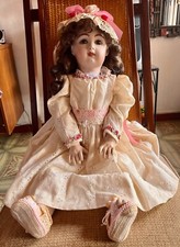 Authentic reproduction of antique doll body entirely handmade by Seeley