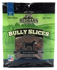 FRESH RedBarn BULLY SLICES 9oz Pet Dog Chews Treats Natural FRESH Sealed USA New