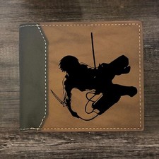 Attack on Titan Levi Ackerman Leather Wallet Bifold Premium Quality NEW