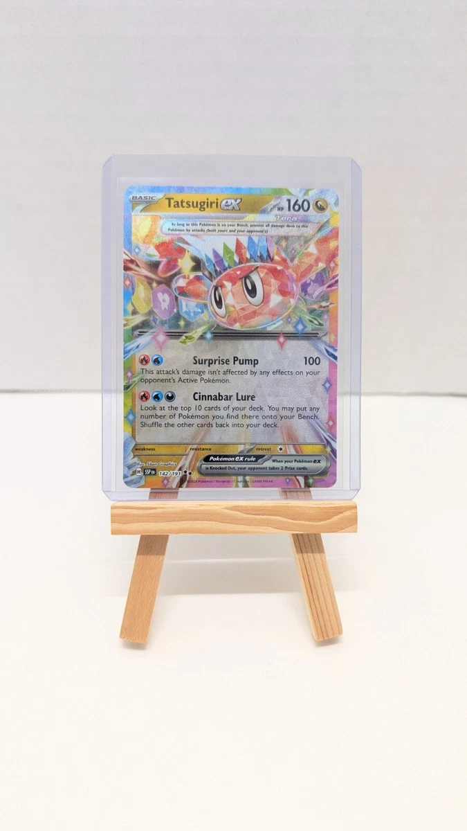 142 191 pokemon card Tatsugiri Ex 142/191 Sv08: Surging Sparks for sale