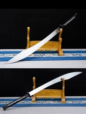 Chinese Kung Fu Sword Broadsword Sharp 1095 Carbon Steel Blade Dao Battle Ready