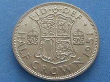 1040) GREAT BRITAIN GEORGE VI HALFCROWN 1951 HIGH GRADE &pound;15.00 UK POST PAID