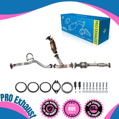 Front Right Manifold+Left Pipe+Y-Pipe+Rear Cat For 2017-2019 Highlander 3.5L Gas