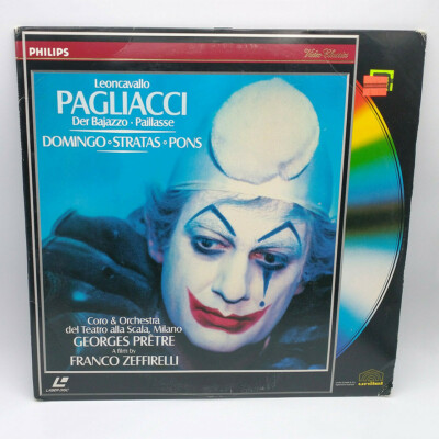 PAGLIACCI Ruggero Leoncavallo 新品 Leoncavallo Pagliacci Film by Zeffirelli Stratas Domingo Pretre