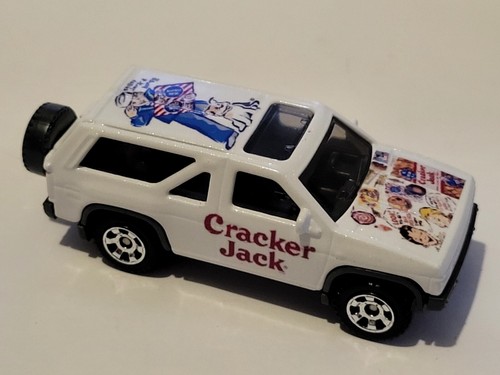 Matchbox vintage ad character CRACKER JACK 1985 Nissan PATHFINDER custom