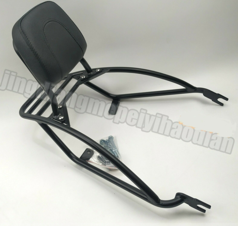 Backrest Sissy Bar Luggage Rack Pad for Harley Davidson Street Rod