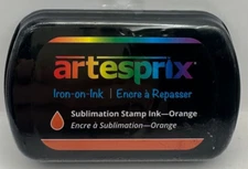 Artesprix Iron-on-ink Sublimation Stamp Ink ORANGE