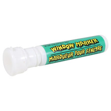 Car window marker White, Washable, 1ct