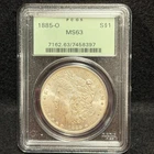 1885 O Morgan Silver Dollar - PCGS - MS 63 OGH