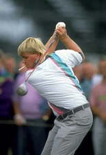 John Daly In Game Concentrated Swinging 4x6 Picture Celebrity Print