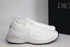 sz 10 / 43 DIOR B30 Countdown Side CD Logo White Pull on Sneaker Men Shoes