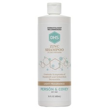 DHS Zinc Pyrithione Shampoo for Dandruff  Itchy Scalp, 16oz