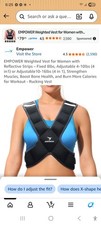 Weighted Walking Vest for Women 8lb Adjustable Boost Strength & Burn