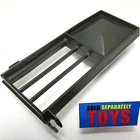 Vtg GI Joe Headquarters JAIL CELL DOOR hinge original 1983 playset gray part