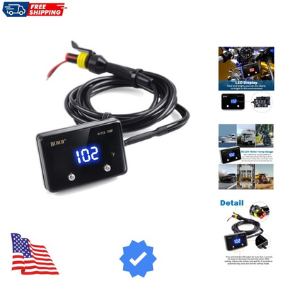 #ad #ad Digital Water Temperature Gauge 14 302°F with 1 8 NPT Sensor Real Time Monito... $33.59