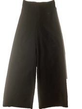 Vintage 1940s US Navy Mens Wool Wide Leg Sailor Pant Uniform sz 30 Satin Lined