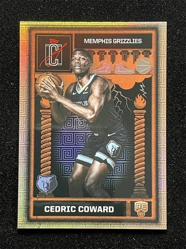 2025 Topps Signature Cedric Coward Base (RAW)