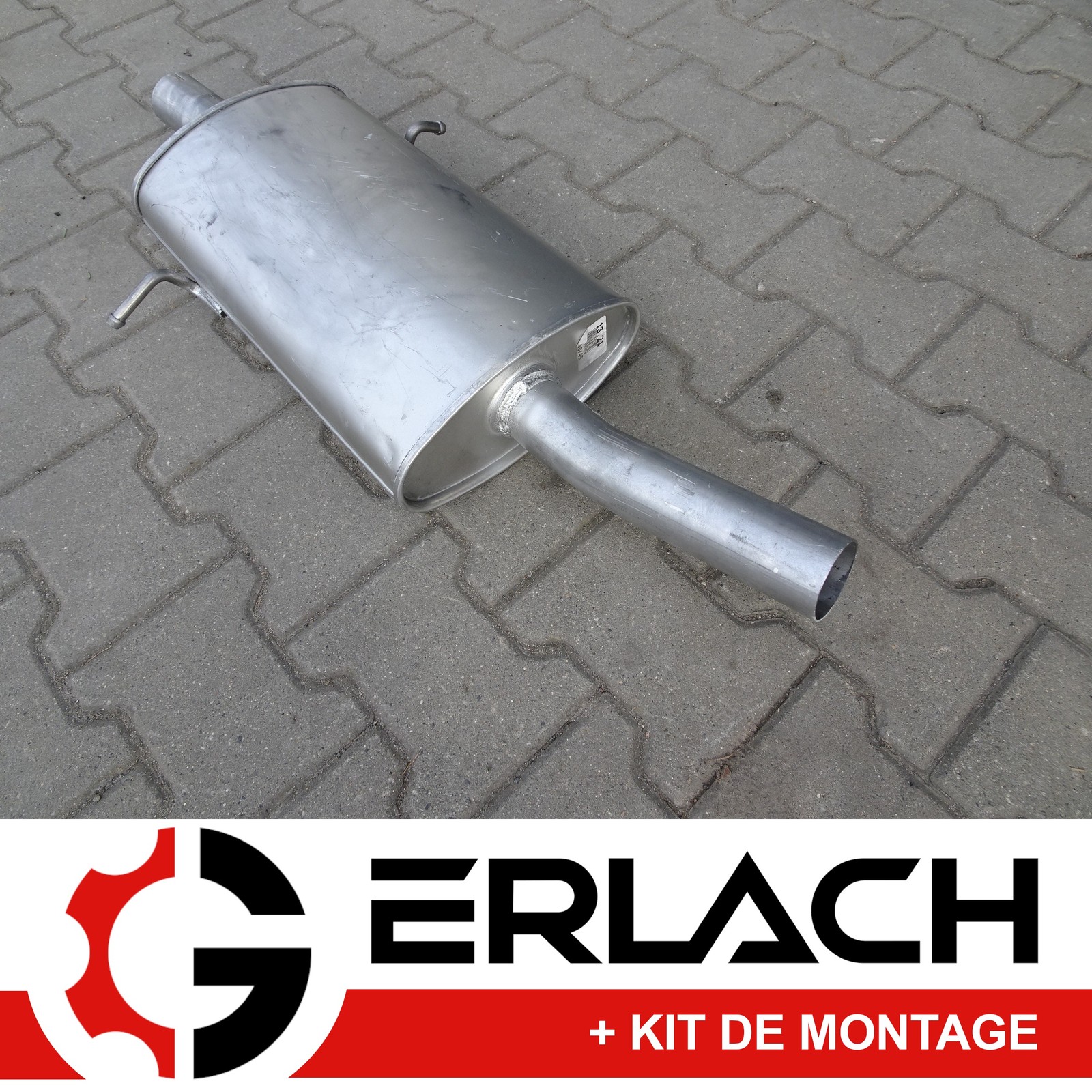 Silencieux intermédiaire Mercedes B W245 200 Cdi anti-bruit et vibrations parasites