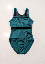 CHRISTMAS GREEN Balera Gymnastics Dance Ballet Leotard CM Medium Evergreen XMAS