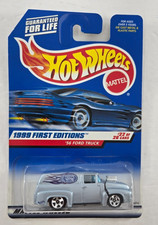 Hot Wheels 1999 927 First Editions 22/26 '56 Ford Truck Gray