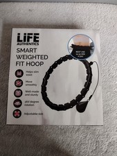 Adjustable Weighted Smart Hula Hoop Fitness, 24 Smooth Links Moderate Weight