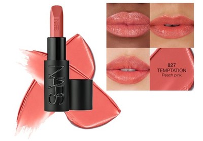 NARS 827 TEMPTATION Explicit Lipstick Full Size 0.13 OZ NIB Peachy Pink Shade