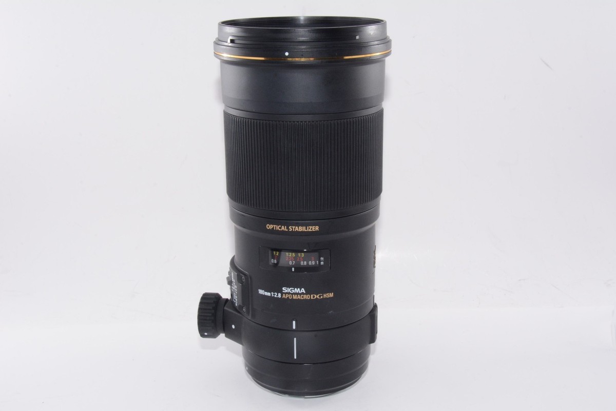 Exc+5]Sigma APO MACRO 180mm F2.8 EX DG OS HSM CANON EF From JAPAN