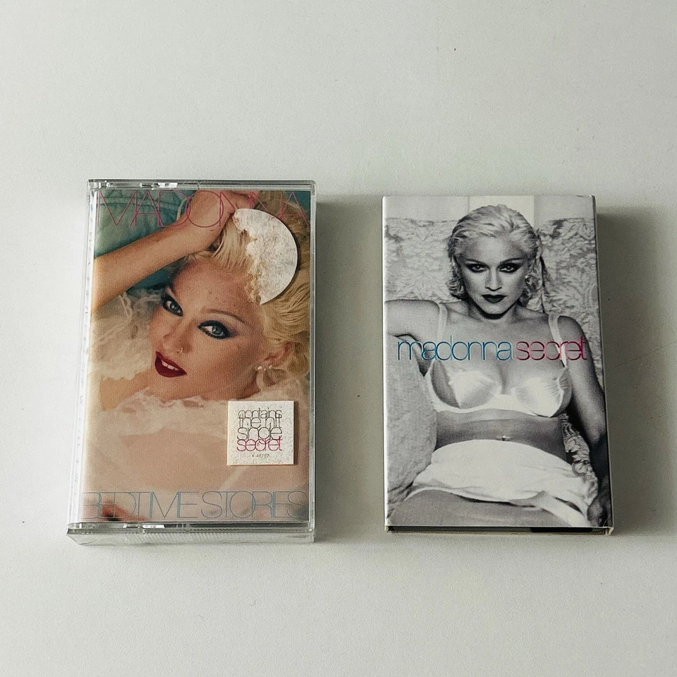 Madonna Bedtime Stories Cassette 1994 w Hype US W Bonus Single - Image 2 of 4