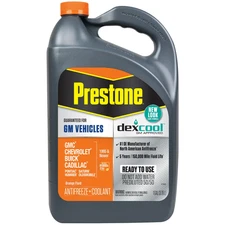 Prestone DEX-COOL Antifreeze+Coolant for GM Vehicles; Extended Life -1 gal